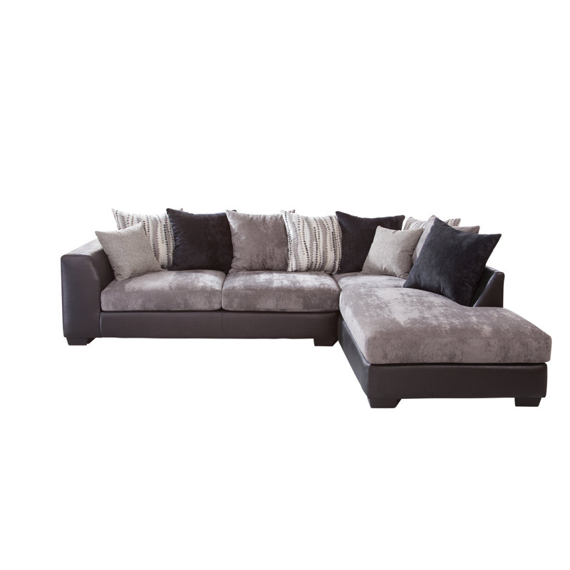 Latitude Run 81 Wide Right Hand Facing Sofa Chaise Wayfair